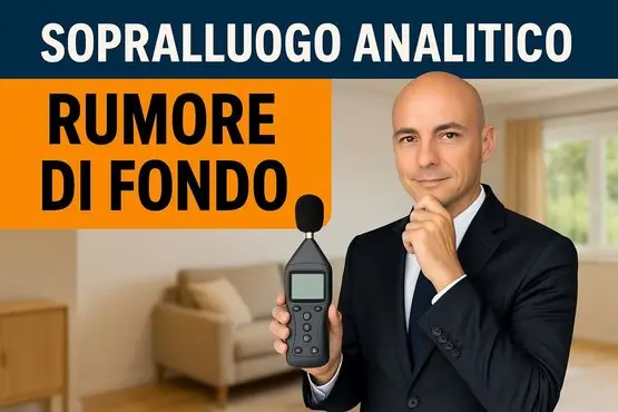 Vittorio Sorge durante il sopralluogo analitico: come il rumore di fondo guida un isolamento acustico efficace