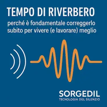 Tempo di riverbero: come correggere l’acustica e migliorare il comfort negli ambienti<br /><br /> Riverbero acustico: l’immagine che spiega cosa succede in una stanza troppo rumorosa<br /><br />