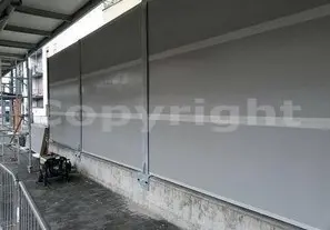 Pannelli fonoisolanti contro rumore da treni in stazione cittadina<br /><br />