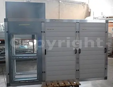 cabina insonorizzata pompa calore dual Isolamento Acustico Macchinari Rumorosi