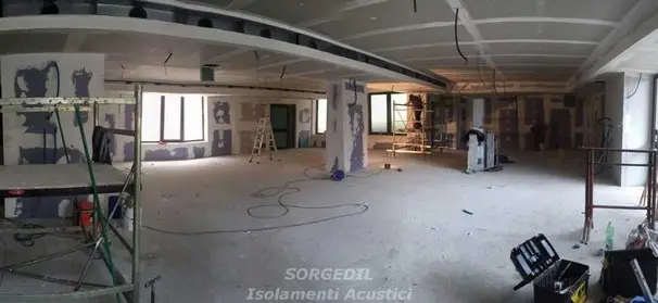 Visuale della sala post trattamento insonorizzante<br /><br />